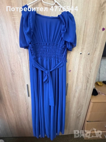 Дълга синия рокля, снимка 3 - Рокли - 53963600