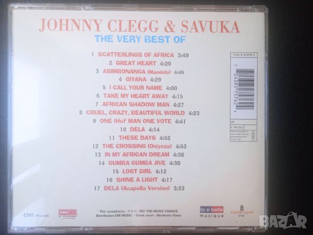 Johnny Clegg & Savuka ‎– The Very Best Of оригинален диск музика, снимка 2 - CD дискове - 45726665