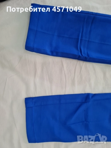 Дамски панталон в синьо , снимка 8 - Панталони - 51480456