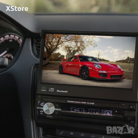 Мултимедия MOSFET 50W x 4, 7" TFT с Bluetooth, GPS, SD, USB и управление от волана, снимка 3 - Аксесоари и консумативи - 52446356