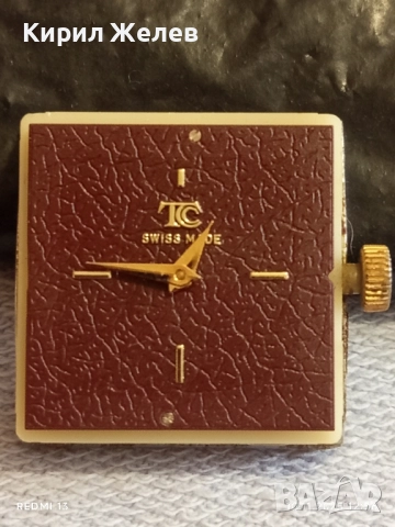 Механизъм с дисплей за часовник TC SWISS MADE баланса работи рядък 51527