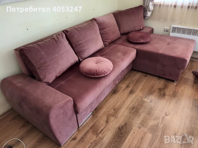 Разтегателен диван 260х150х70см, снимка 4 - Дивани и мека мебел - 45224973