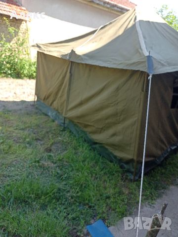 Военна офицерска палатка с гумиран под, снимка 6 - Екипировка - 45545295