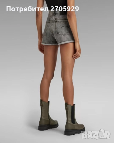 G-star Raw дънкови къси панталони, размер 27, снимка 2 - Къси панталони и бермуди - 51489420