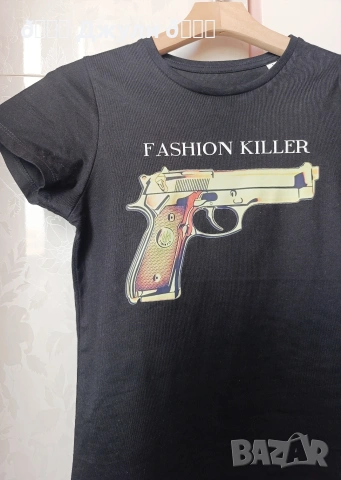 Дамска блузка Fashion Killer, снимка 6 - Тениски - 53982802