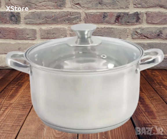 Тенджера Rosberg, 16/18/20/22/24/26 см, Неръждаема стомана, снимка 3 - Съдове за готвене - 52507521