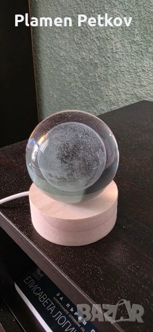 нощна лапма -луна, снимка 2 - Настолни лампи - 51520368