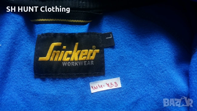 Snickers 8004 Fleece Work Jacket размер L работна горница W4-733, снимка 16 - Суичъри - 53048978
