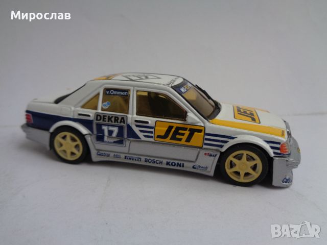  1:43 MINICHAMPS MERCEDES BENZ 190 E EVO КОЛИЧКА МОДЕЛ, снимка 3 - Колекции - 45522178