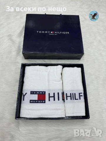 Tommy Hilfiger Луксозни Хавлии - 2бр. в кутия - Налични Различни Цветове Код E701, снимка 5 - Хавлиени кърпи - 51151679