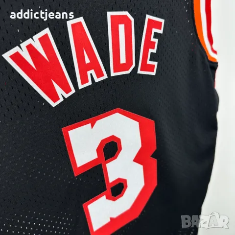 Мъжки потник Mitchell&Ness Dwyane Wade Miami Heat season 2013 размер XL, снимка 6 - Спортни дрехи, екипи - 48621793