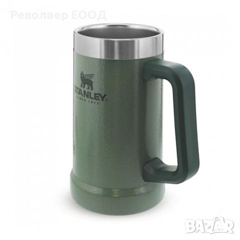 Халба Stanley Big Grip - 0,700 мл, в цвят Hammertone Green, снимка 1 - Екипировка - 45321662