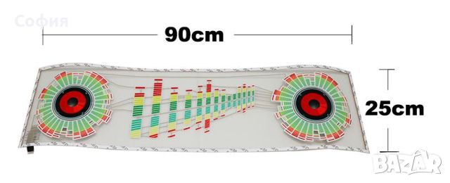 Стикер за кола с LED светлини от многоцветни нюанси , снимка 3 - Лед осветление - 46317003