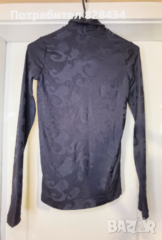 Черно релефно поло Corso Italia, снимка 17 - Блузи с дълъг ръкав и пуловери - 44956083