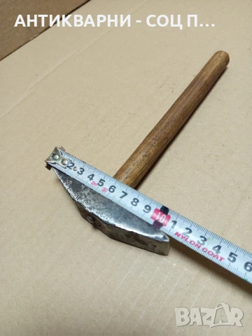 Соц Старо Ръчно Ковано Руско Чукче Чук За Клепане На Коси., снимка 10 - Антикварни и старинни предмети - 51044728