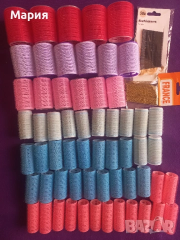 Преса за изправяне на коса, ролки и клипси, фиби и шноли, снимка 7 - Аксесоари за коса - 52997015