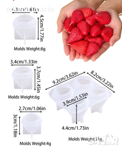 молд за свещи , снимка 4 - Други - 51613051