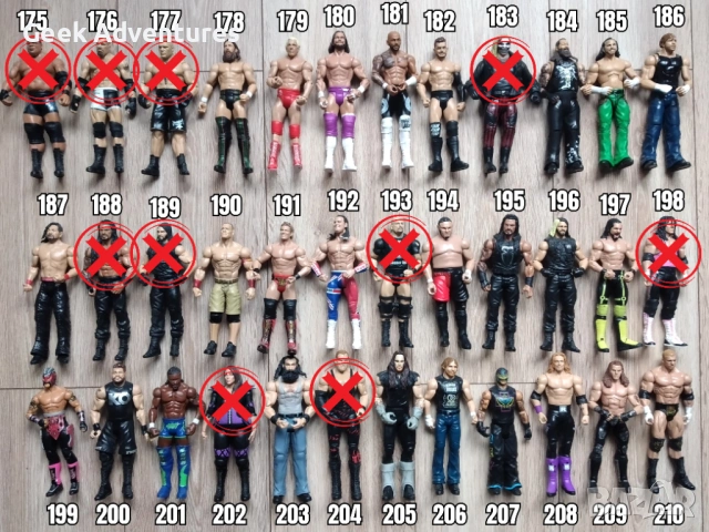 Екшън Фигурки WWE Кеч Pro-Wrestling Action Figures Ambrose Reigns Cena 2/3, снимка 6 - Колекции - 46527048