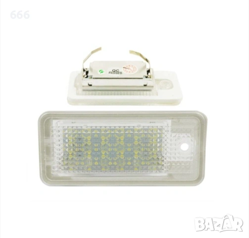 Комплект 2х крушки за регистрационен номер  Audi, снимка 5 - Аксесоари и консумативи - 53458492