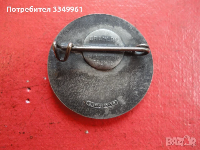 Сребърен знак значка с емайл , снимка 5 - Колекции - 51367456