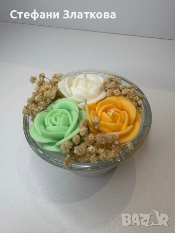 Ароматна соева свещ , снимка 8 - Декорация за дома - 52385764