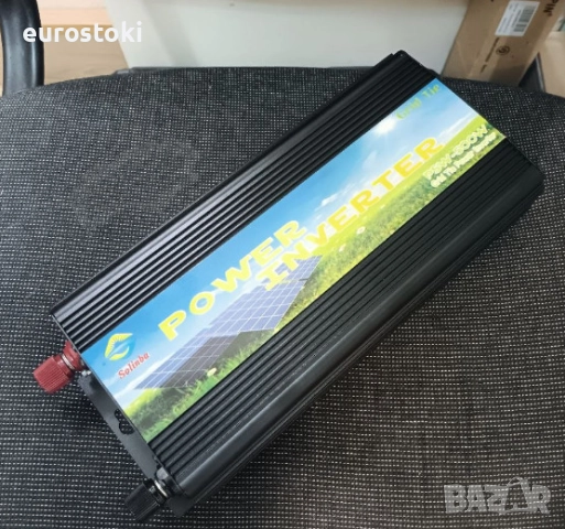 SOLINBA мрежов инвертор 500W, соларен инвертор с чиста синусоида DC11v-28v към AC190-260v , снимка 8 - Друга електроника - 52457758