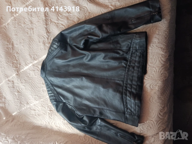 Кожено яке, ново, снимка 4 - Якета - 53874272