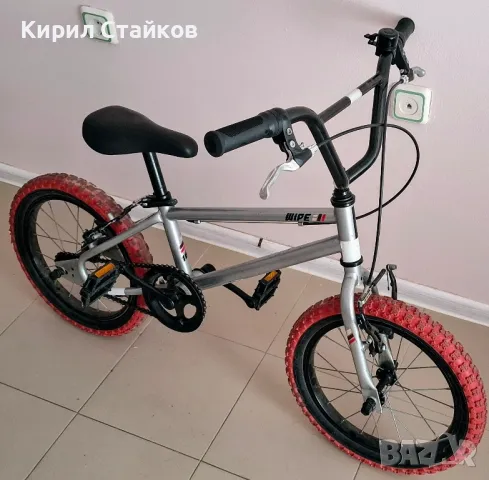 Детски велосипед BMX 16" WIPE 500, за 5 – 7 год., сив, снимка 2 - Велосипеди - 47445115