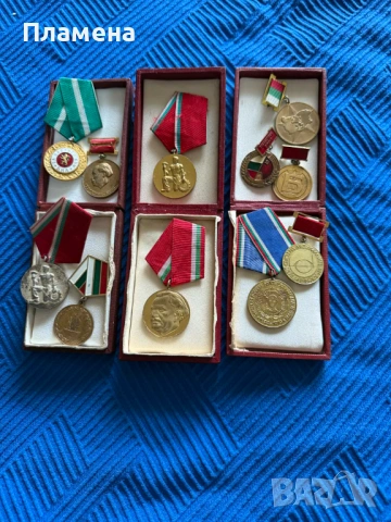 Социалистически медали / 11 бр. , снимка 4 - Антикварни и старинни предмети - 53957160