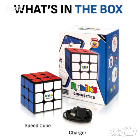 Оригинален смарт куб на Рубик 3x3x3 Rubik’s Connected Digital Cube, снимка 4 - Игри и пъзели - 44996887
