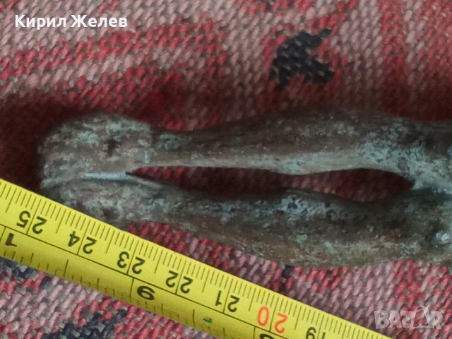 Стара метална фигура на Исус Христос 53662, снимка 9 - Други ценни предмети - 53392925