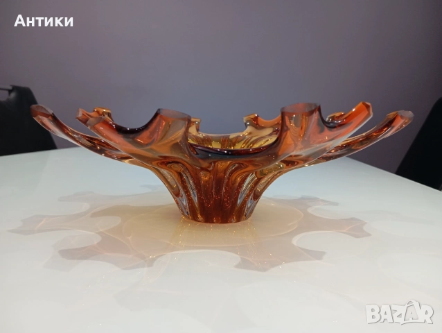 Кристална стара Купа Прекрасна  , снимка 6 - Чинии - 52493317