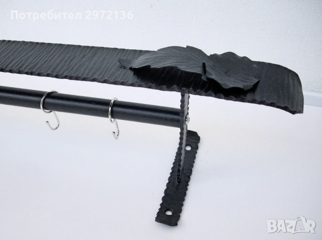 Закачалка за дрехи ковано желязо, снимка 2 - Закачалки - 53127019