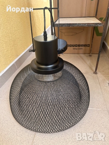 Продавам АРТ осветление за  дома-полилей,нощна и лампа за спалня, снимка 9 - Полилеи - 52968622