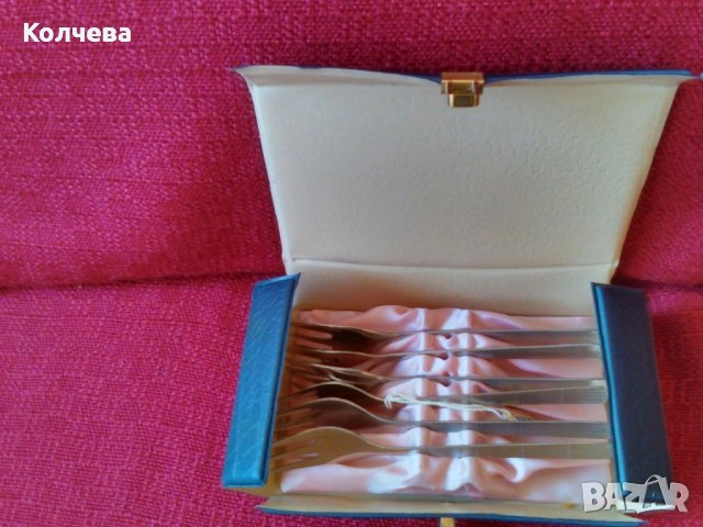 продавам 3 комплекта прибори, снимка 7 - Прибори за хранене, готвене и сервиране - 39767527