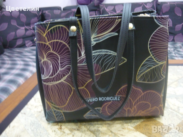 Маркова дамска чанта ALVIERO RODRIGUES, снимка 3 - Чанти - 52617685