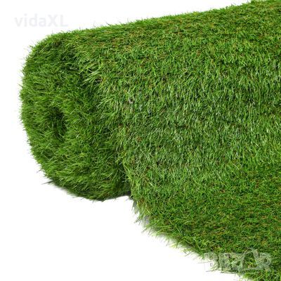 vidaXL Изкуствена трева, 1x8 м/30 мм, зелена（SKU:318325