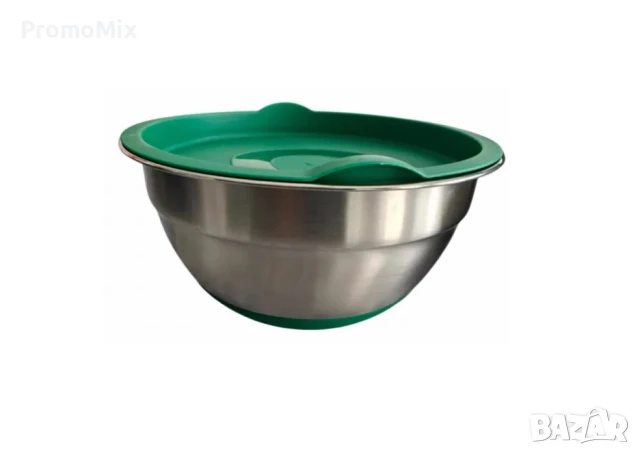 Комплект купи Home Devision salad bowl 2 броя 22см и 18см Купи с капаци и силиконово дъно, снимка 8 - Кутии за храна - 50615517