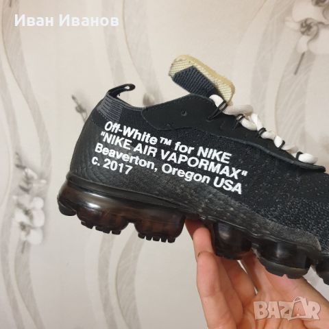 маратонки  -Nike Air VaporMax Off-White  номер 39,5-40 , снимка 4 - Маратонки - 37495541