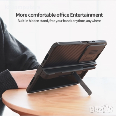 Samsung Galaxy Z Fold4 5G Удароустойчив Ring Holder Калъф и Протектор, снимка 7 - Калъфи, кейсове - 52382593