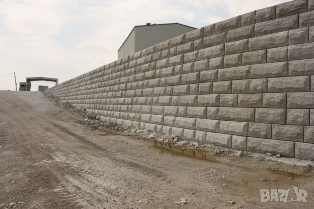 Голям бетонен БЛОК с ефект "СКАЛА" за Подпорна стена "LEGO", снимка 8 - Строителни материали - 44932088