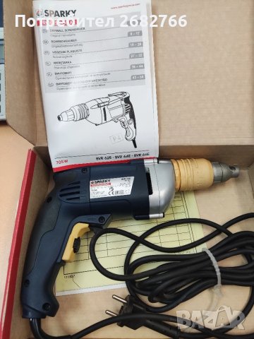 винтоверт за гипсокартон sparky bvr 64e, снимка 3 - Винтоверти - 51262235
