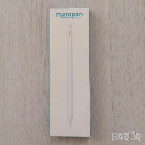 Metapen A14 Стилус за iPad | Магнитно Зареждане & Bluetooth | Като НОВ, снимка 3 - Таблети - 53605379