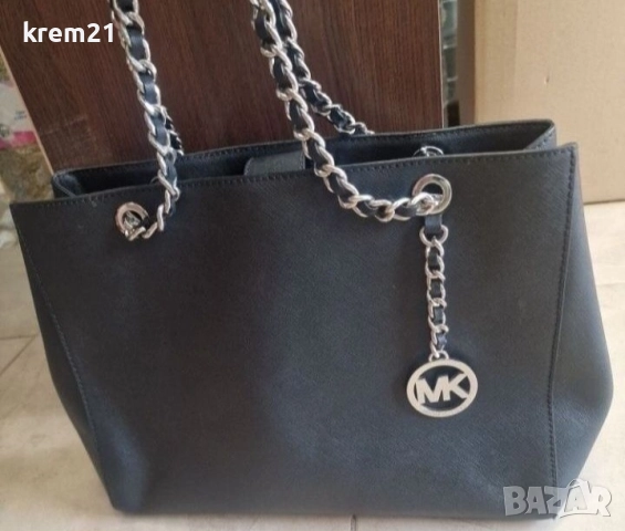 Michael Kors Saffiano Susannah tote дамска чанта, снимка 8 - Чанти - 52575504