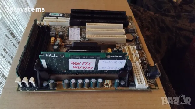 Дънна платка Soltek SL-61D Slot 1 CPU+RAM, снимка 5 - Дънни платки - 47897903