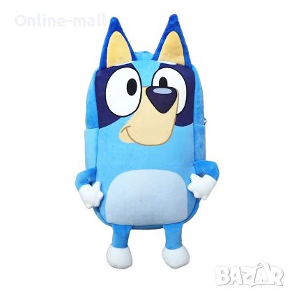 Детска Раница Блуи и Бинго, Плюшена раница Bluey Bingo, Играчка Блуи, снимка 7 - Плюшени играчки - 46729892