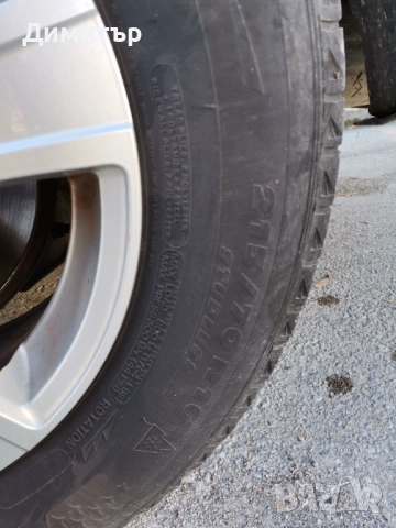 4бр. зимни гуми Michelin 215/70 R16, снимка 5 - Гуми и джанти - 52212454