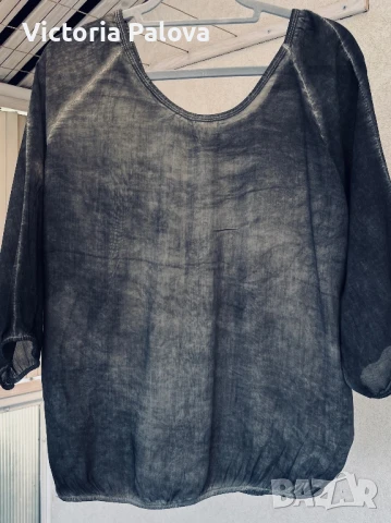 Въздушна блуза- балон  Италия, снимка 7 - Корсети, бюстиета, топове - 51200142