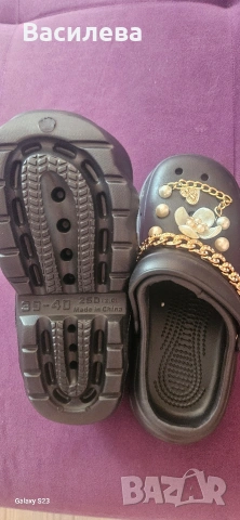 Кроксове черни., снимка 3 - Джапанки - 53409084