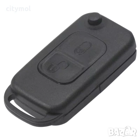 Kутийка за ключ с изкачащо острие и 2 бутона за Mercedes A, B, C, E, S, ML, SL Slasse и др., снимка 2 - Аксесоари и консумативи - 53952454